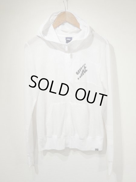 画像4: 00s NIKE ナイキ メッシュ フーディー パーカー (4)