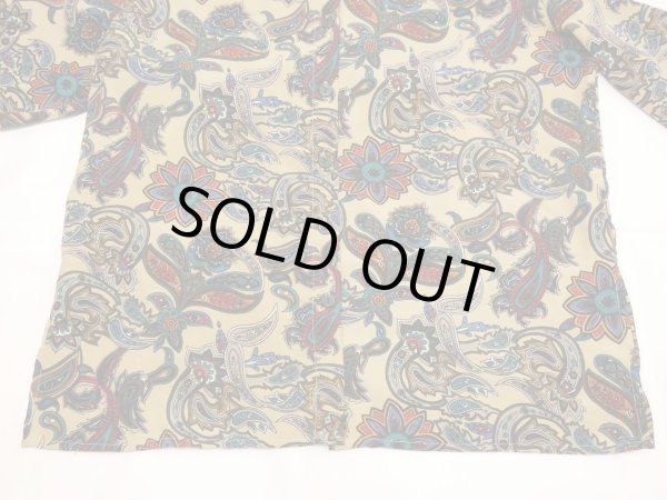 画像9: 90s SEPARATE SCENE ペイズリー オリエンタル ボタニカル 模様 スリット ブラウス  (9)