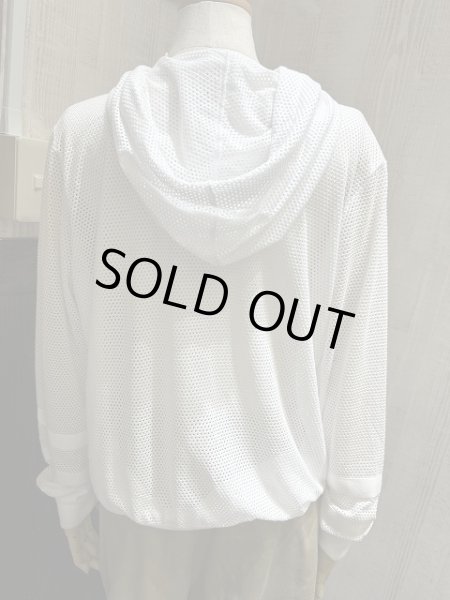 画像3: 00s NIKE ナイキ メッシュ フーディー パーカー (3)