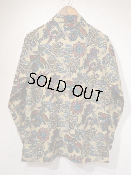 画像5: 90s SEPARATE SCENE ペイズリー オリエンタル ボタニカル 模様 スリット ブラウス  (5)
