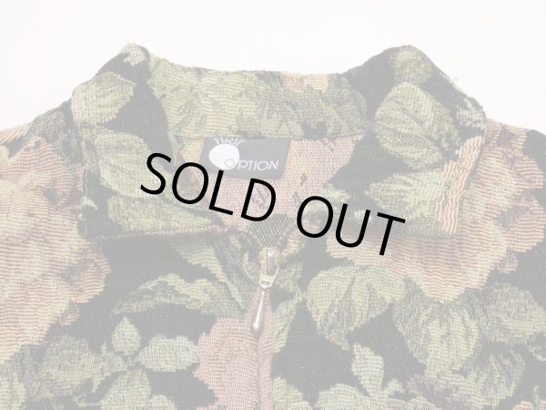 画像7: 90s FIRST OPTION ゴブラン織り風 花柄 ショート丈 短丈 ジャケット  (7)