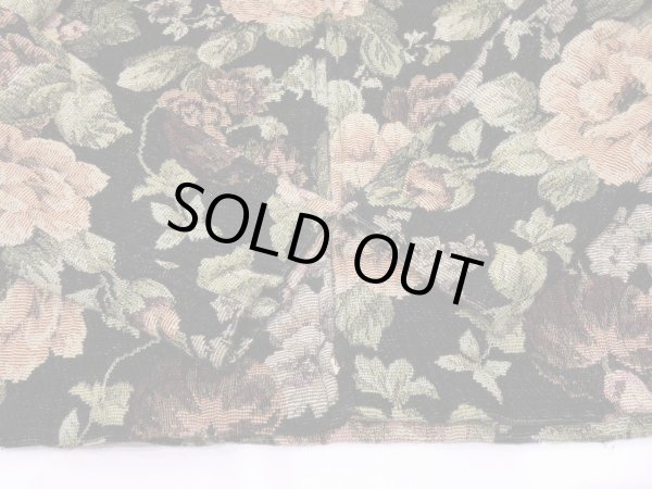 画像9: 90s FIRST OPTION ゴブラン織り風 花柄 ショート丈 短丈 ジャケット  (9)