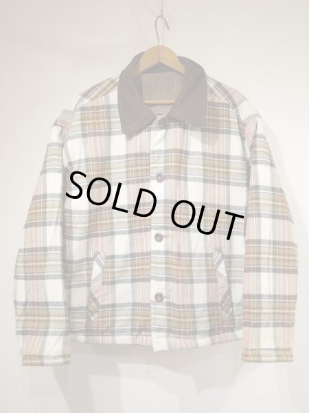 画像5: 90s COLEBROOK＆CO バイカラー 太畝コーデュロイ フェイクスエード ネル 中綿入り ダブルフェイス リバーシブル 短丈 ショート丈 ジャケット  (5)