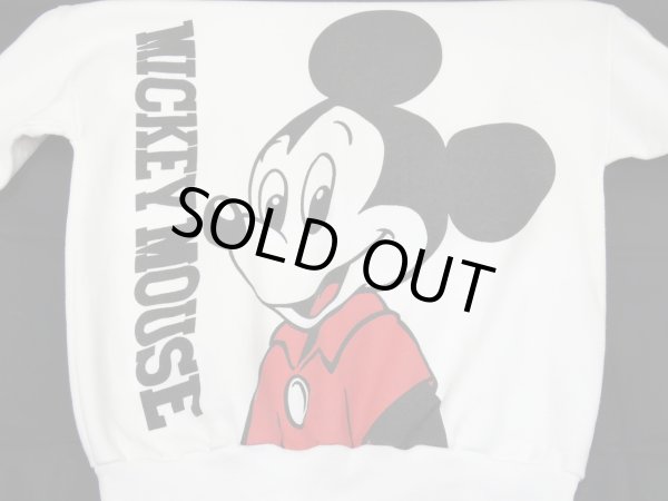 画像5: USA製 80s 90s Disney MICKEY MOUSE ミッキーマスス 両面プリント スウェット (5)