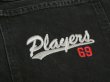 画像12: USA製 90s Players 69 ブラック デニム ワイド ペインター ワーク パンツ B系 ファッション (12)