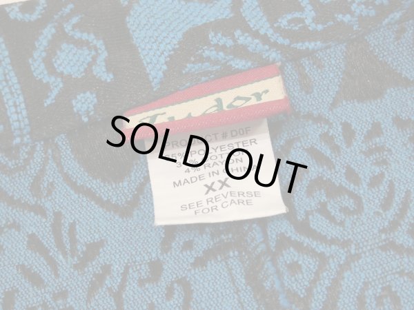 画像7: 90s Tudor Court  ゴブラン織り風 スタンドカラー マオカラー 短丈 ショート丈 ボタニカル柄 ジャケット (7)