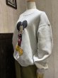 画像2: USA製 90s ビンテージ CHAMPION チャンピオン MICKEY MOUSE ミッキーマウス 両面 パッチワーク スウェット トレーナー (2)