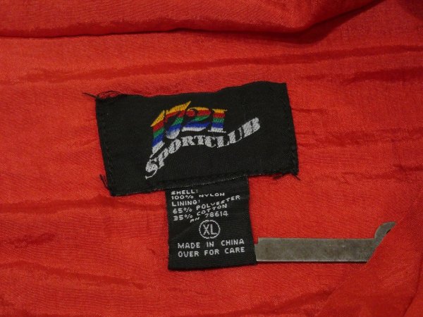 画像5: 90s 1721 SPORT CLUB バイカラー ナイロン ジャケット ワッシャー加工 ウィンドブレーカー  (5)