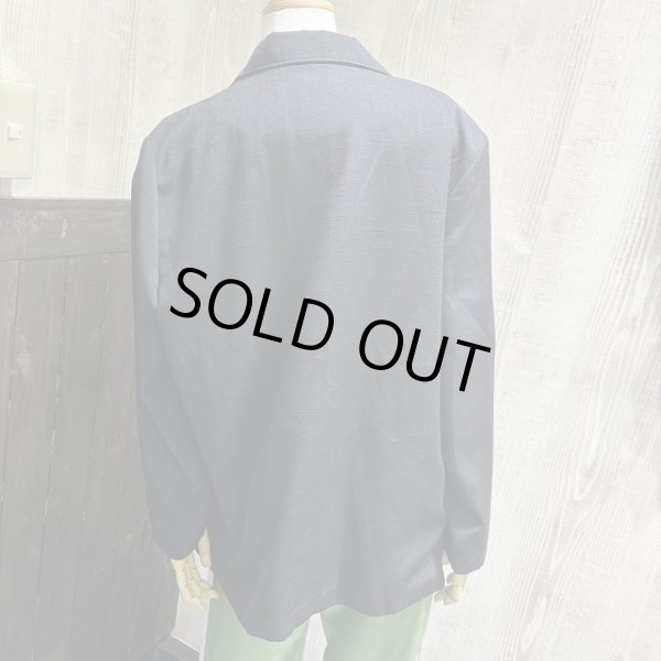 画像2: USA製 90s ALFRED DUNNER ブラック カジュアル テーラード ジャケット (2)