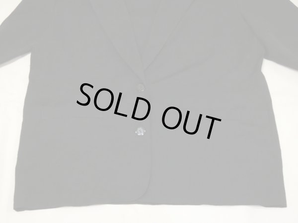 画像7: USA製 90s ALFRED DUNNER ブラック カジュアル テーラード ジャケット (7)