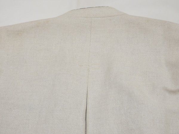 画像13: 80s 90s ユーロ ビンテージ JULIUS LANG × KONEN リネン混 エンブロイダリー バンドカラーカラー デザイン チロル チロリアン ジャケット (13)