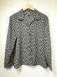 画像3: 90s NOTATIONS オープンカラー 変形 チェック シャツ ブラウス (3)