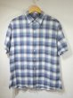 画像3: 90s VANHEUSEN オンブレ シャドーチェック ショート スリーブ スクエア シャツ (3)