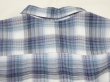画像11: 90s VANHEUSEN オンブレ シャドーチェック ショート スリーブ スクエア シャツ (11)