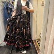 画像24: American Indian Fashions by Virginia ネイティブ インディアン プリント ダブルフェイス リバーシブル エスニック フォークロア ティアード コットン  ベスト ロングスカート セットアップ 2pcs (24)