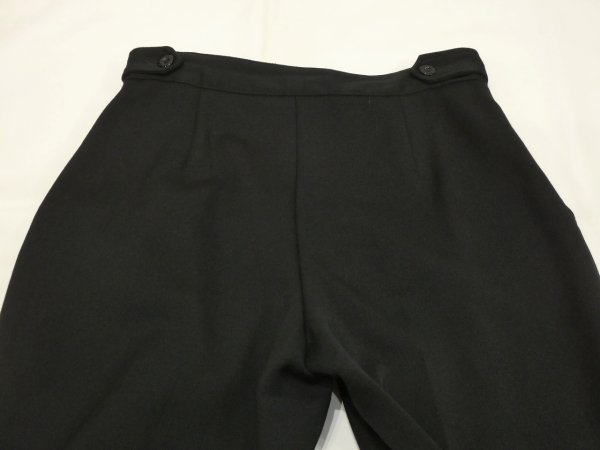 画像10: ITALY製 90s ユーロビンテージ JESSIL ROSSO テーパードデザイン ブラック スラックス  (10)