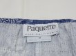 画像5: USA製 90s Paquett ローズプリント 藍染め風 ライトオンスデニム ノースリーブ エプロン ワンピース (5)