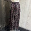 画像4: 90s CHRIISTINE PARKER インドレーヨン シースルー 花柄 ベスト スカート セット アップ 2PCS (4)