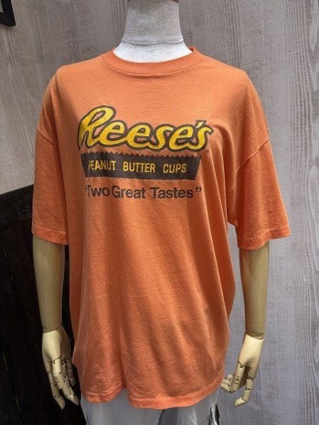 画像1: USA製 80s ビンテージ Hershey’s ハーシーズ Reese's リーシーズ 企業物  シングルステッチ Tシャツ (1)