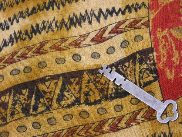 画像10: 90s LA CERA インドレーヨン アニマルプリント エスニック マキシ ワンピース ドレス (10)