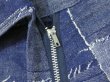 画像9: DEAD STOCK 70s ビンテージ Sears パッチワーク テキスタイル ライト オンス フレア デニム パンツ (9)