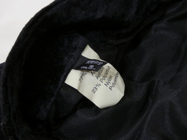 画像6: WEST GERMANY製 80s ユーロ ビンテージ ベロア ブラック ロング スカート (6)