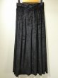 画像3: WEST GERMANY製 80s ユーロ ビンテージ ベロア ブラック ロング スカート (3)