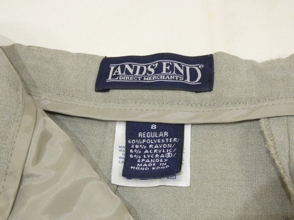 画像9: 90s LANDS'END  スリム テーパード スラックス (9)