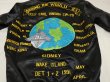 画像13: 90s US NAVY USN エンブロイダリースーベニア ツアー ジャケット (13)