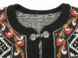 画像5: 70s 80s  エンブロイダリー チロリアン ノルディック セーター チロル カーディガン (5)