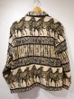 画像4: 90s SKAVER LAKE ZEBRA シマウマ ゼブラ アニマル ゴブラン織り ラグ ブランケット ショート丈 クロップド ジャケット  (4)