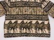 画像7: 90s SKAVER LAKE ZEBRA シマウマ ゼブラ アニマル ゴブラン織り ラグ ブランケット ショート丈 クロップド ジャケット  (7)
