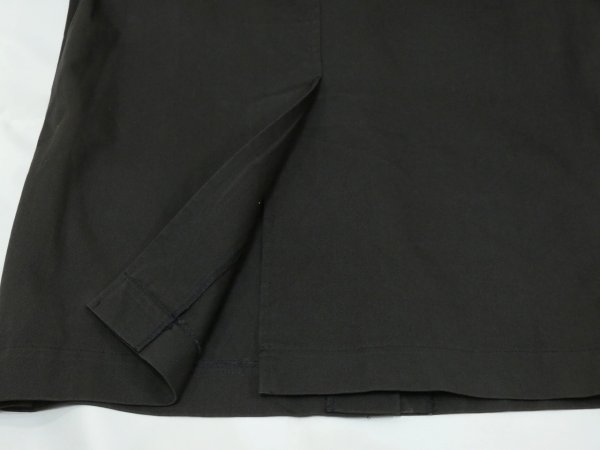 画像10: USA製 80s AVERRCE 前開き ブラック コットン タイト スカート (10)