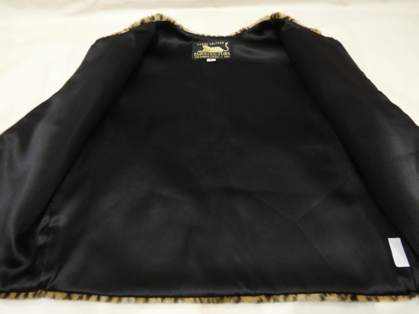画像8: USA製 90s FABULOUS-FURS レオパード ヒョウ 柄 ファーベスト (8)