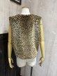 画像2: USA製 90s FABULOUS-FURS レオパード ヒョウ 柄 ファーベスト (2)