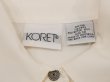 画像5: 90s KORET エンブロイダリー メタルボタン ピンタック ドレスシャツ ブラウス (5)