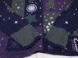 画像9: 90s North Crest 総柄模様 景色柄 もみの木 くるみボタン ニット セーター カーディガン (9)