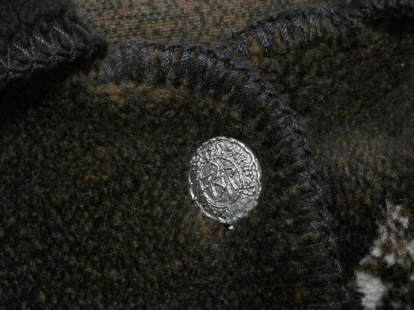 画像7: CANADA製 90s OUTBACK TRADING COMPANY アニマル ホース プリント コンチョボタン フリース ボア 短丈 ショート丈 ジャケット (7)