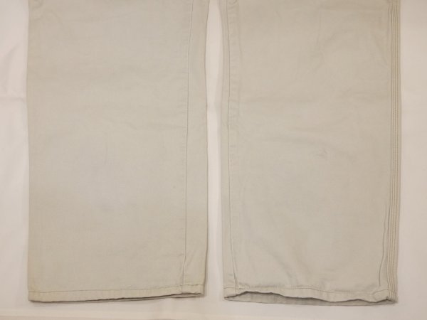 画像9: 90s 00s  UNIONBAY  オフホワイト ライトベージュ ペインター ワイド パンツ (9)