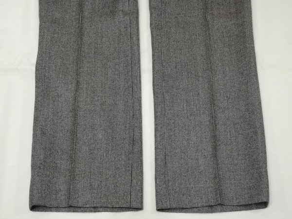 画像9: 60s 70s ビンテージ 格子チェック ブーツカット スラックス (9)