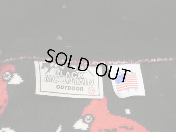 画像5: USA製 90s BLACK MOUNTAIN ショウジョウコウカンチョウ プリント ボアフリース ブルゾン ジャケット (5)