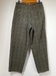 画像4: 90s GENERRA 格子 ブロック チェック ツータック テーパード コーデュロイ スラックス (4)