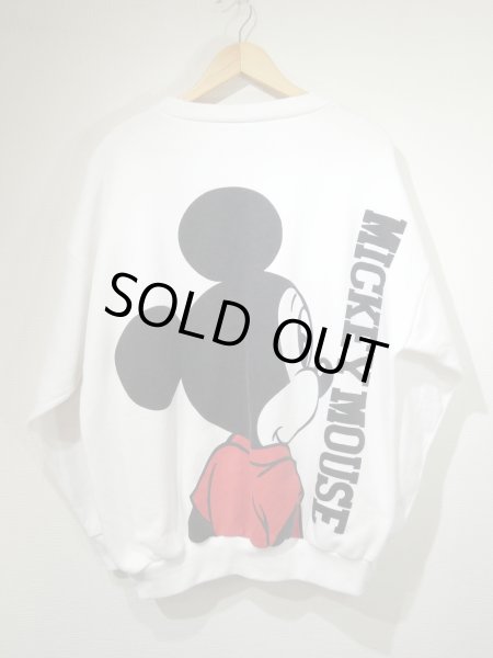画像2: USA製 80s 90s Disney MICKEY MOUSE ミッキーマスス 両面プリント スウェット (2)