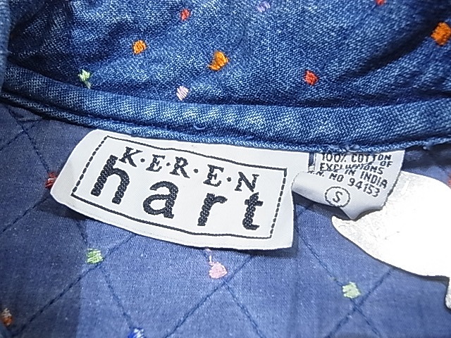 KEREN HART【M】ヴィンテージ　90's  昭和レトロ　刺繍　a680