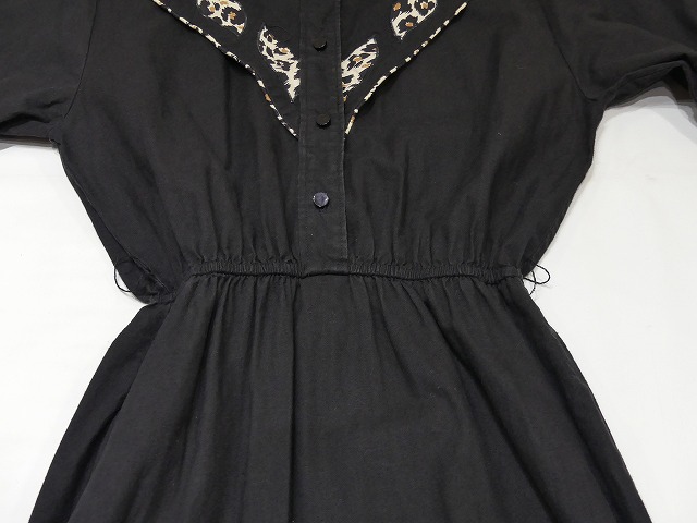 【 60s vintage 】embroidered dress USA製