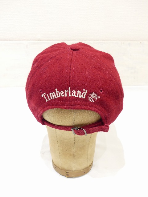 USA製 90's Timberland スエード×ウール スナップバック キャップ