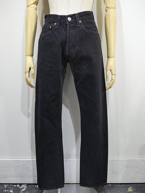 90s リーバイス Levi's 501 ブラック デニム パンツ W27 MADE IN USA ...