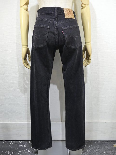 90s リーバイス Levi's 501 ブラック デニム パンツ W27 MADE IN USA 