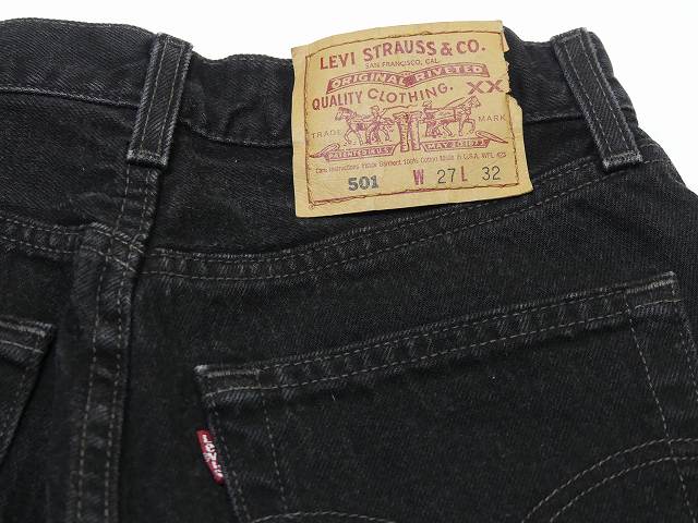 Levi's 501 ブラック 90s Made in USA 29/30