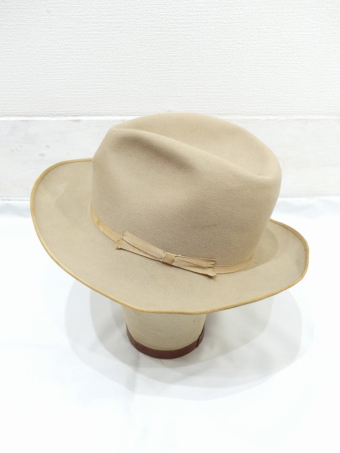 40s STETSON Royal De Luxe OPEN ROAD フェルト ハット - Chago Chago